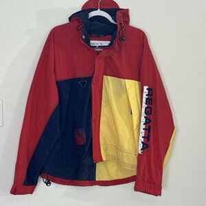 Vintage 90s Regatta Jacket Mens XL Color Block Sailing Outdoor Windbreaker